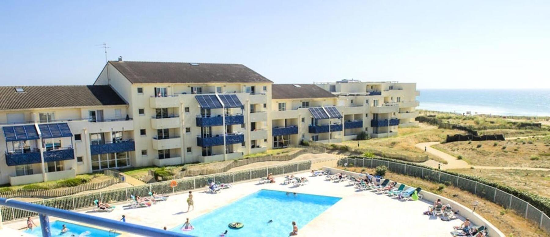 Residence Bleu Marine - Appartement 6 Pers, Vue Mer, Residence Bleu Marine Avec Piscine A Lacanau Ocean Mae-0731 Dış mekan fotoğraf